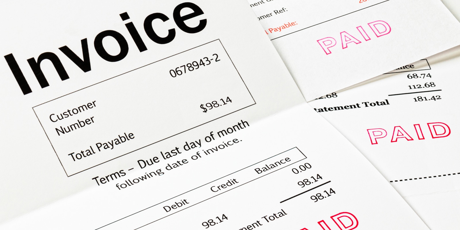 no charge invoice